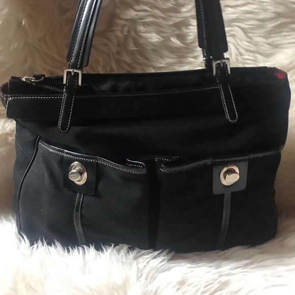 Tod’s Canvas and Leather Tote Bag - Picture 2 of 16